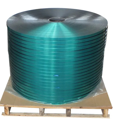 緑0.1mmの共重合体防止上塗を施してある鋼鉄テープ390mpa湿気
